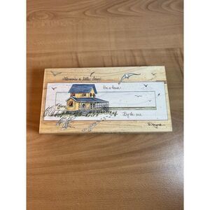 Stamps Happen "House By the Sea" Rubber Stamp